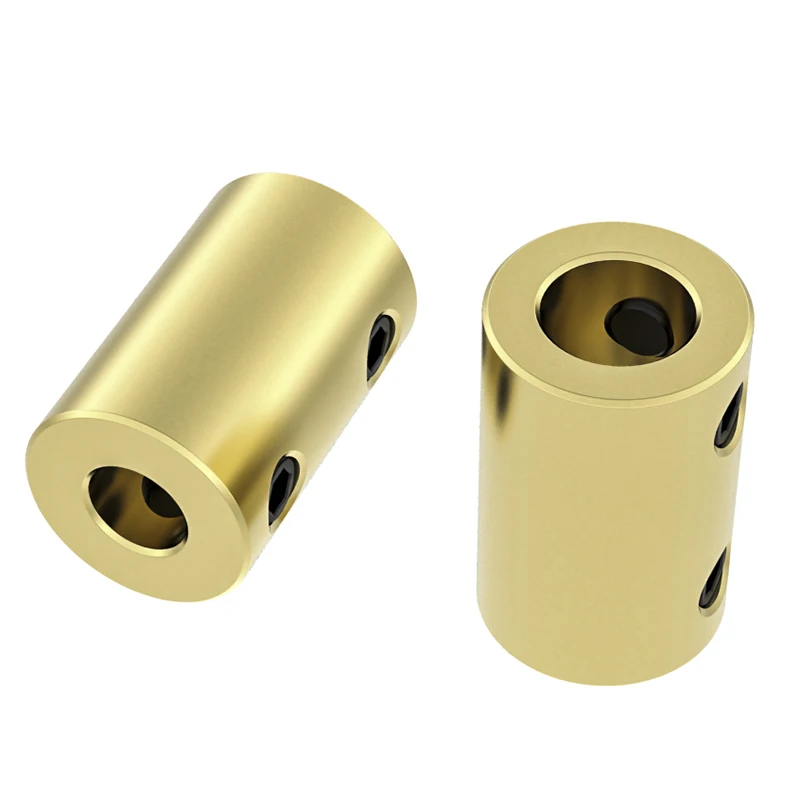 D14L22 Koppeling 3.17/4/5/6/7/8M Messing Stijve Motor Askoppeling Transmissie connector Mouwen Adapter Voor Rc Boot Auto Vliegtuig