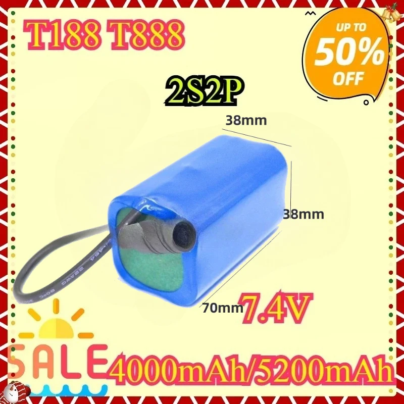 

For 7.4V 5200mah Lipo Batterie für T188 2011-5 T888 V007 H18 C18 Fernbedienung Angeln köder Boote Ersatzteile Bicycle headlights