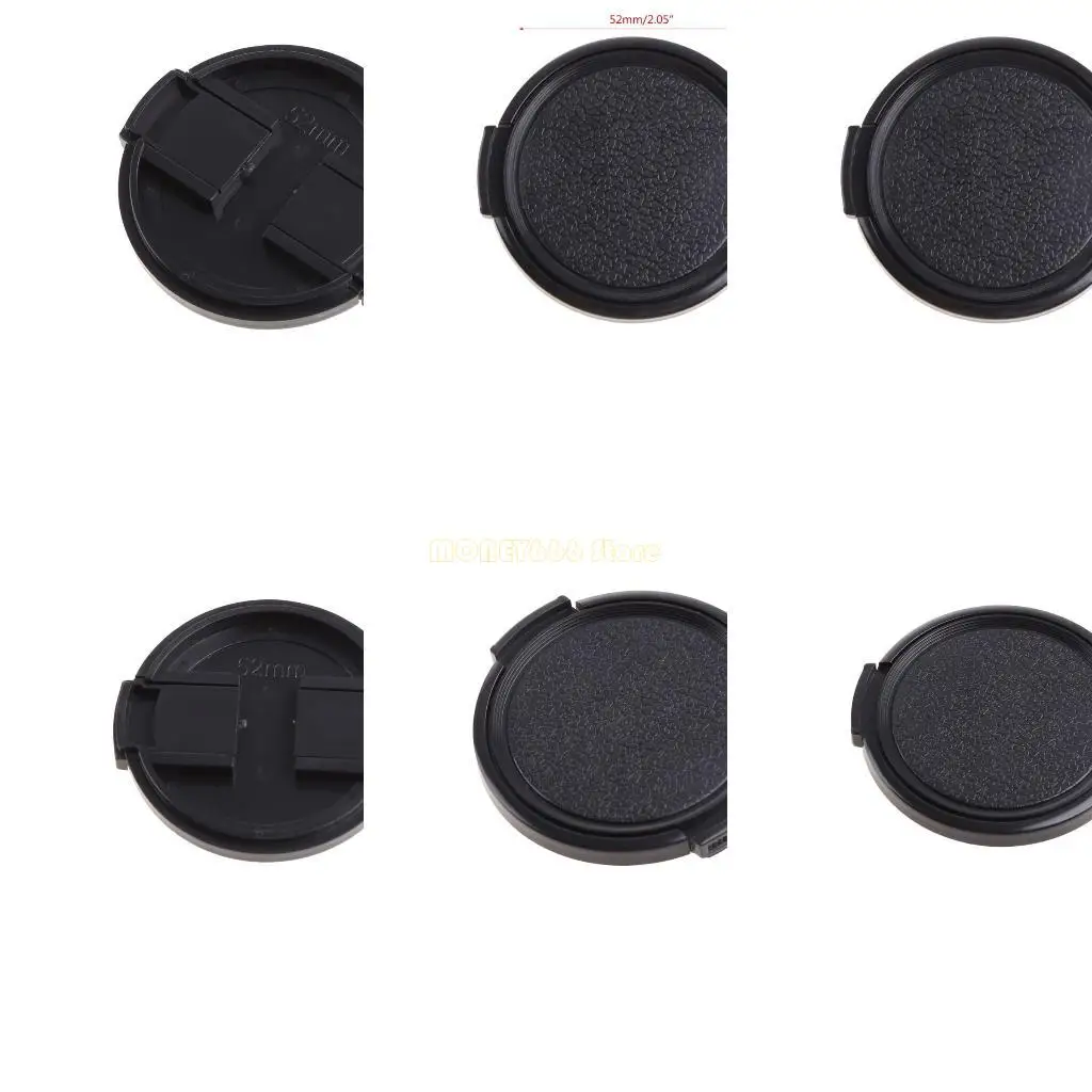 F62C 52mm 52mm 펜탁스 SLR DSLR 카메라를위한 전면 렌즈 캡에 스냅