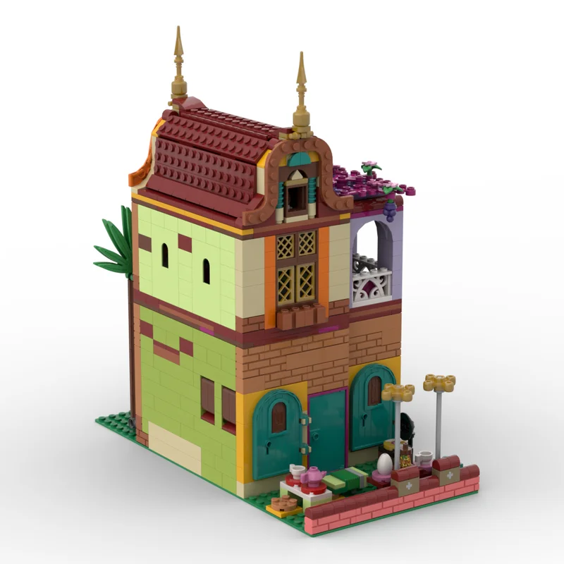 مدينة عرض الشارع نموذج Moc اللبنات مسحور منزل نموذج التكنولوجيا الطوب DIY بها بنفسك المشهد الشهير تجميع اللعب الهدايا