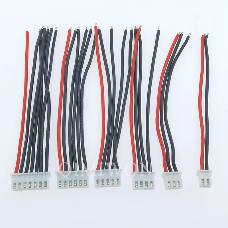 5 Pieces/Lot 2s 3s 4s 5s 6s 7s 8s 9s 10s LiPo Battery Balance Charger Plug Line/Wire/Connector 22AWG 100mm JST-XH Balancer Cable