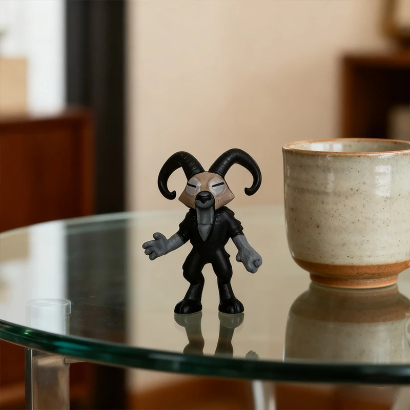 جديد 99 ليال في الغابة الغزلان البومة نموذج لجسم مجموعة تجميعها تمثال البلاستيك الهدايا تحصيل لعبة شخصية منضدية نموذج