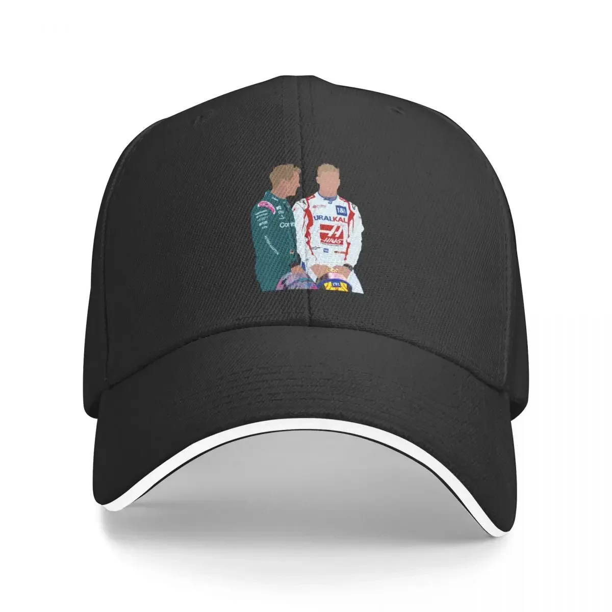 Sebastian Vettel & Mick Schumacher Baseball Cap New In Hat Anime Icon Hat Man Luxury Hats Man Women's