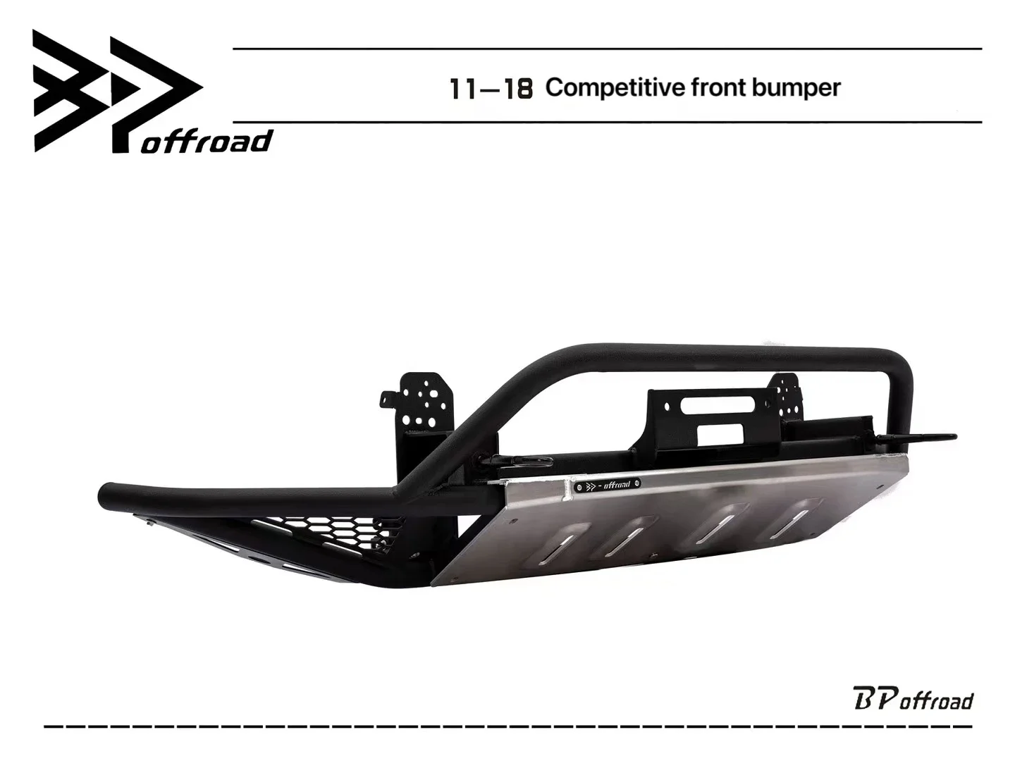 Good Quality Offroad Accessories Front Bumper For Volkswagen Touareg carbon steel 4mm/6mm Mg-aluminum