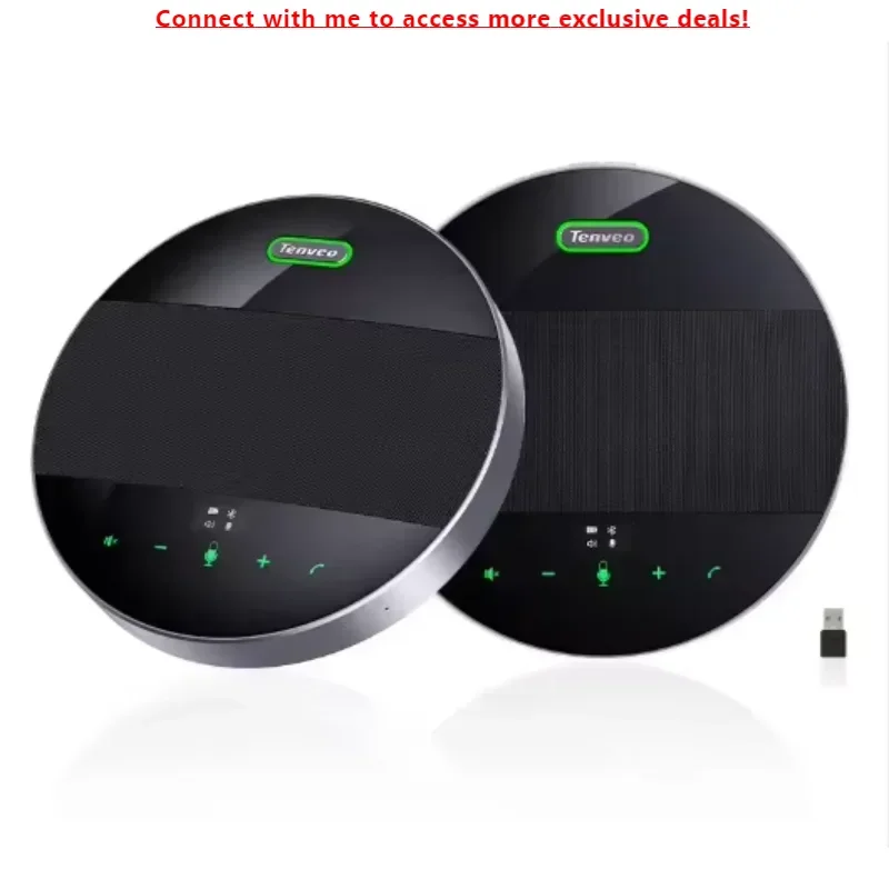 

Portable Wireless Conference Speakerphone Daisy Chain Noise Reduction USB Conference Microphone