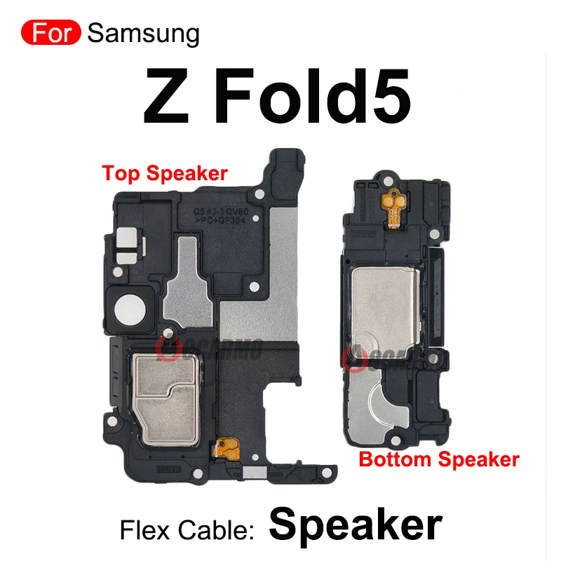 For Samsung Galaxy Z Fold 3 4 5 Fold3 SM-F926 Fold5 SM-F946 Top Speaker And Bottom Loudspeaker Flex Cable ReplacementPart