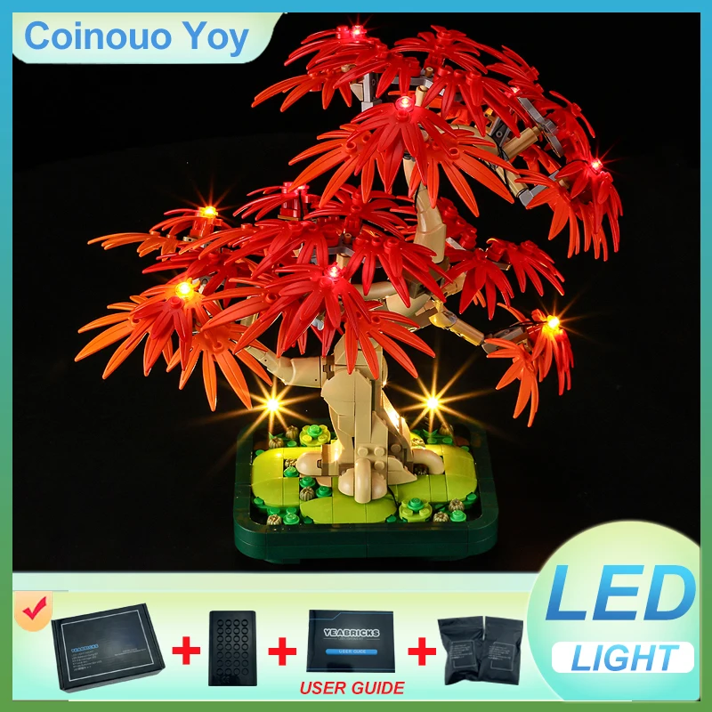 

LIGHT For LEGO 10348 Red maple bonsai Block DIY Toy (NO Blocks Model,Only LED Light) Light Set Kid Gift