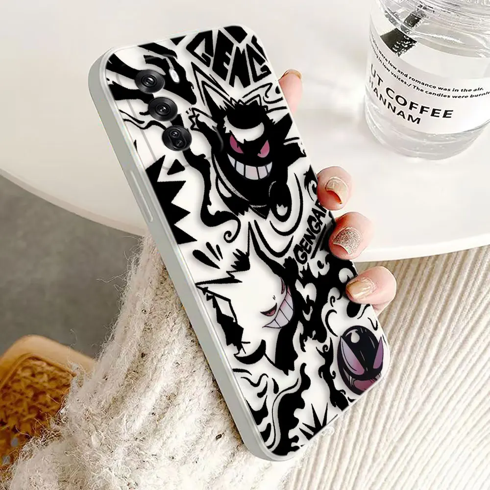 P-Pokemon G-Gengar مخصص صور جراب هاتف ل ممن لهم رينو 13 13F 12 10 8 8T 7 7Z 6 6Z 5 5F 4 4F 3 2F 2Z A7 A5 حافظة شل