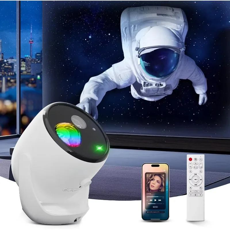 Smart LED Home Planetarium Light 4 in 1 Galaxy Children's Starry Sky Night Light Projector, Remote Control Dimmable Light