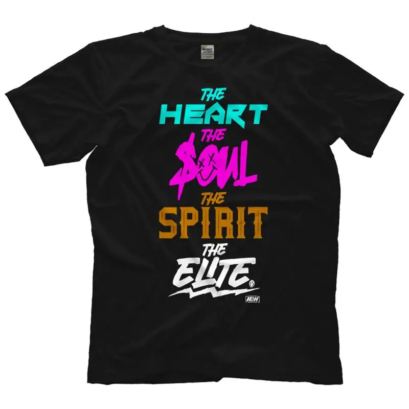 

Официальная футболка AEW The Elite Heart Soul Spirit