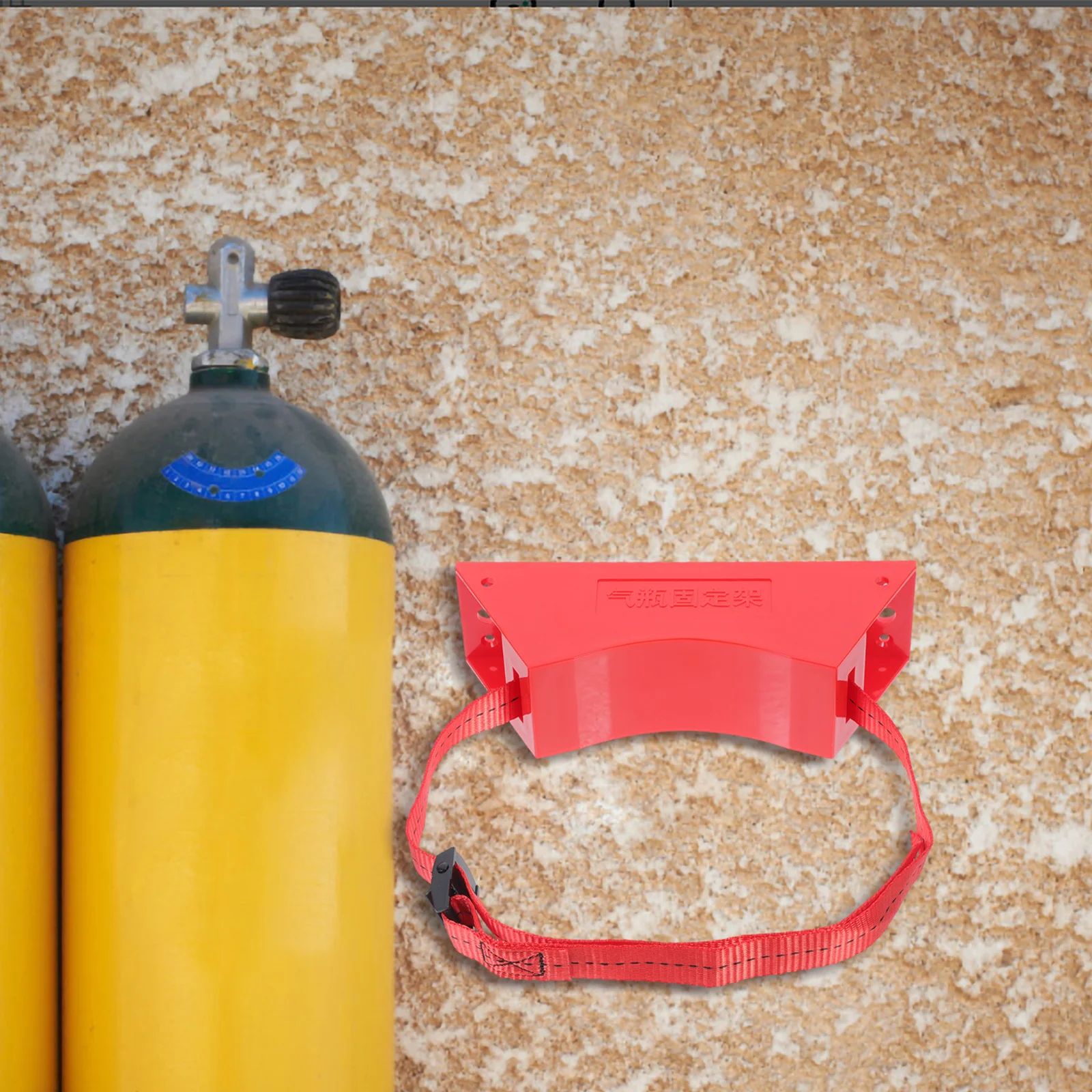 

Gas Holder 40L Heavy Duty Wall Mount Bracket For Propane Tank Oxygen Cylinder Welding Camping Storage Rack Gas Cylinder Wall