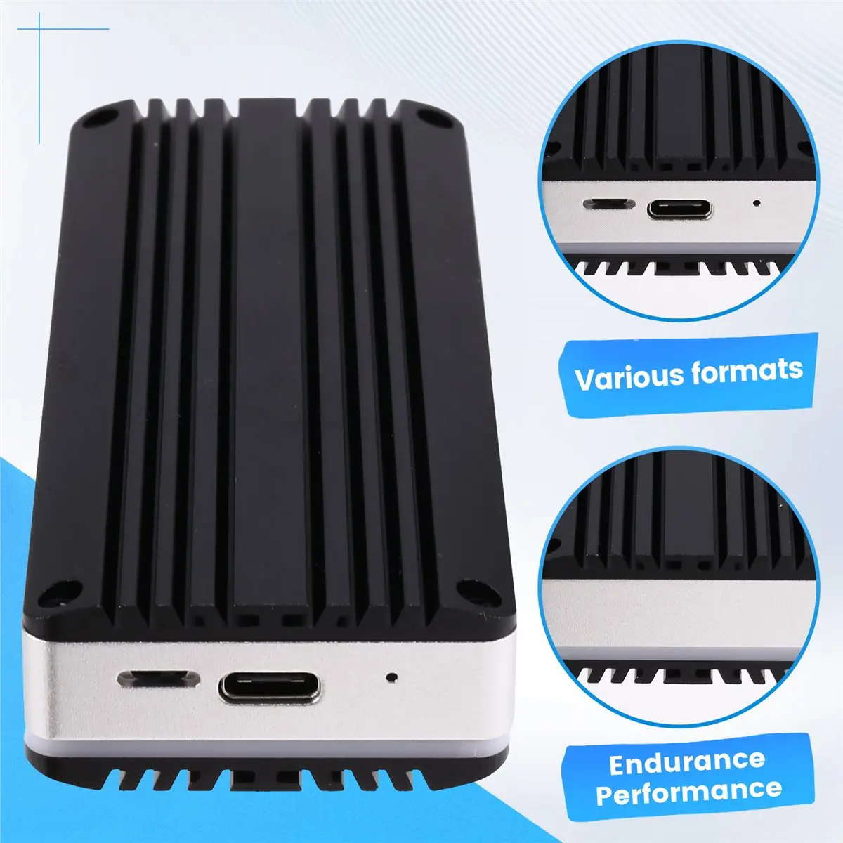 NEW FACTORY~For Air Pro Mini Laptop SSD Enclosure with 3.2 Interface 20Gbps High-Speed Transmission RGB