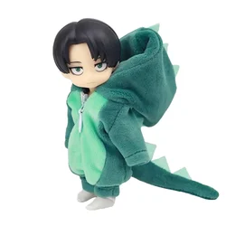 Original 14cm Levi Ackerman Anime Action Figure 1/12 Bjd Movable Ob11 Doll Pvc Model Statue Full Set Collection Ornament Gift