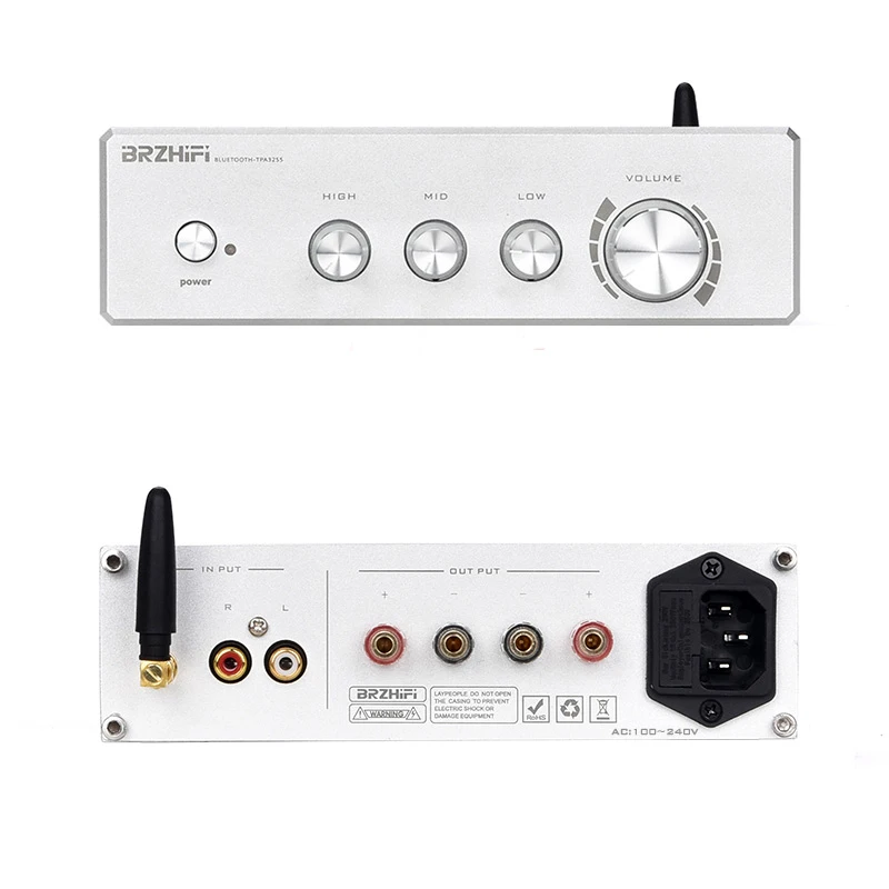 【Hot】Bluetooth 5.0 Class D TPA3255 of Digital Amplifier 2.0CH home audio sytem 300W+300W