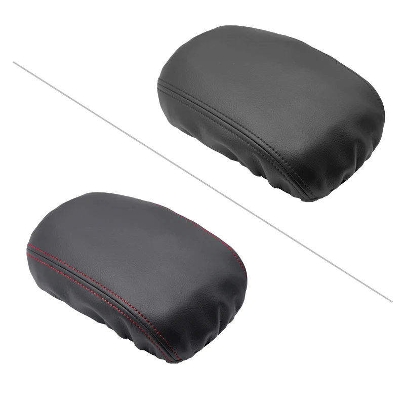 Microfiber Leather Car Styling Interior Center Control Armrest Box Cover Trim For VW Golf 8 MK8 2020 2021