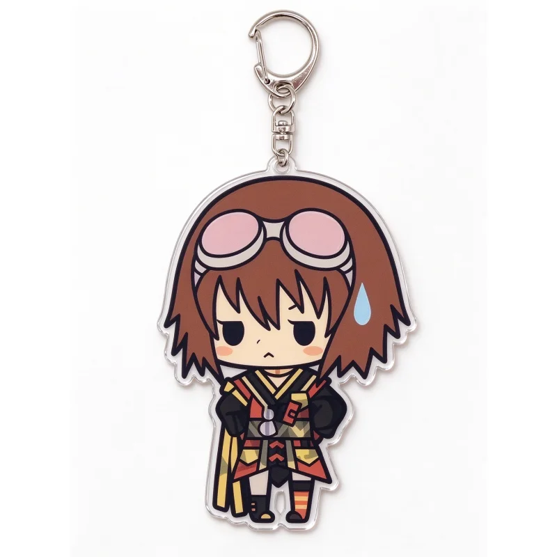 Tales of Series Yuri Leon Luke Acrylic Keychain 6cm Cute Chibi Pendant Charm Keyring Bag Accessories Anime Ornament Collection G