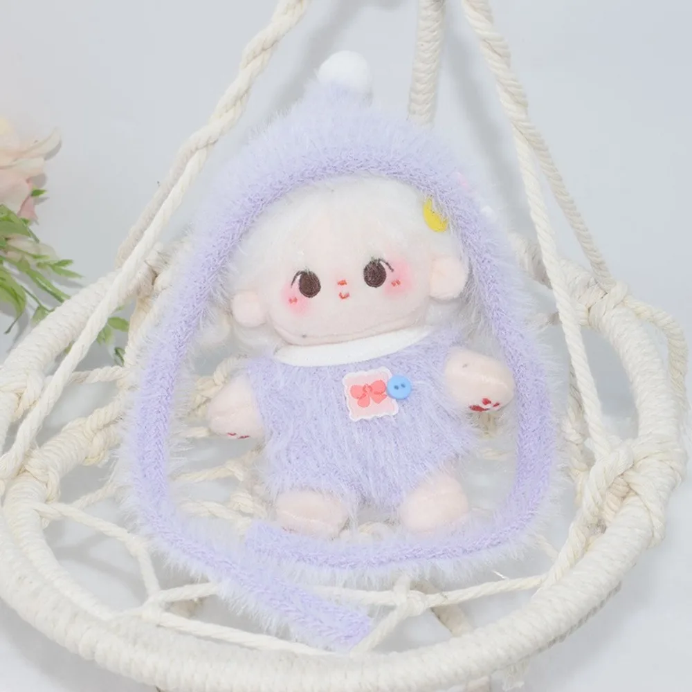 

Cute Dress up DIY 10CM Cotton Doll Clothes Colorful Casual Plush Sweater Hat Set Pajama Set Kids Toys