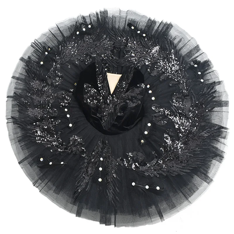 Nuovo Tutu di balletto professionale per ragazze Piatto bianco Pancake Tutu Ballerina Abito da festa Adulto Donna Bambino Bambini Costume da ballo per balletto