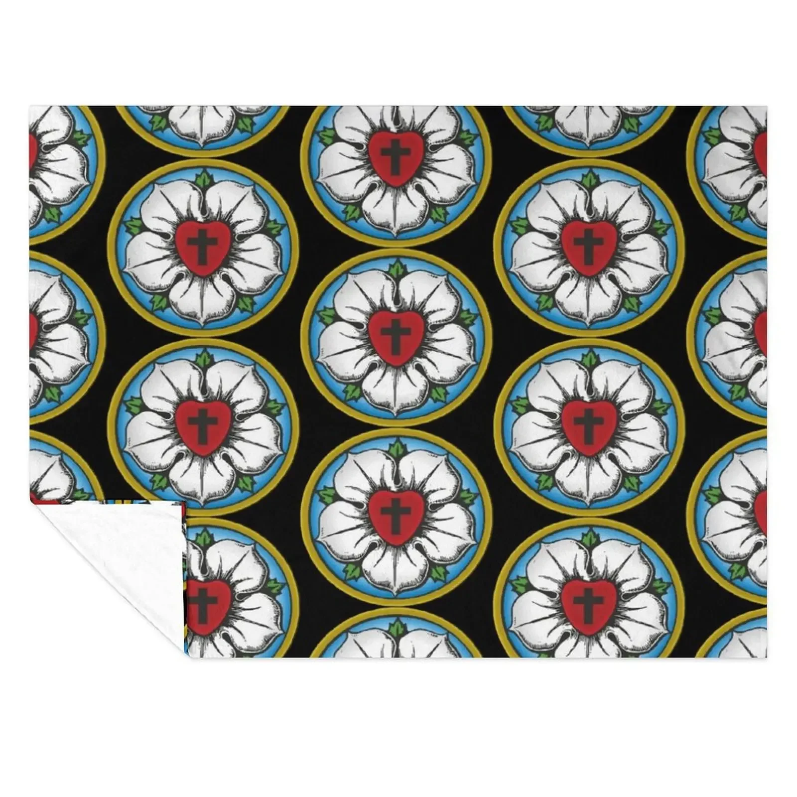 

Luther Rose Throw Blanket blankets and throws christmas decoration Hairy Soft Beds Blankets
