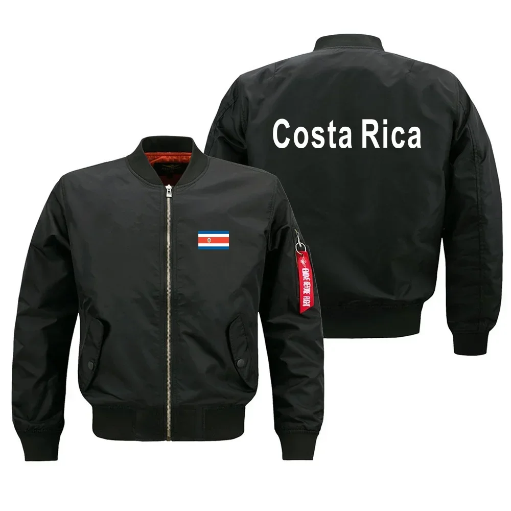 

Funny Costa Rica Military Flight Aviation Men Ma1 Bomber Jacket Outdoor Windproof Man Baseball Coats men clothing