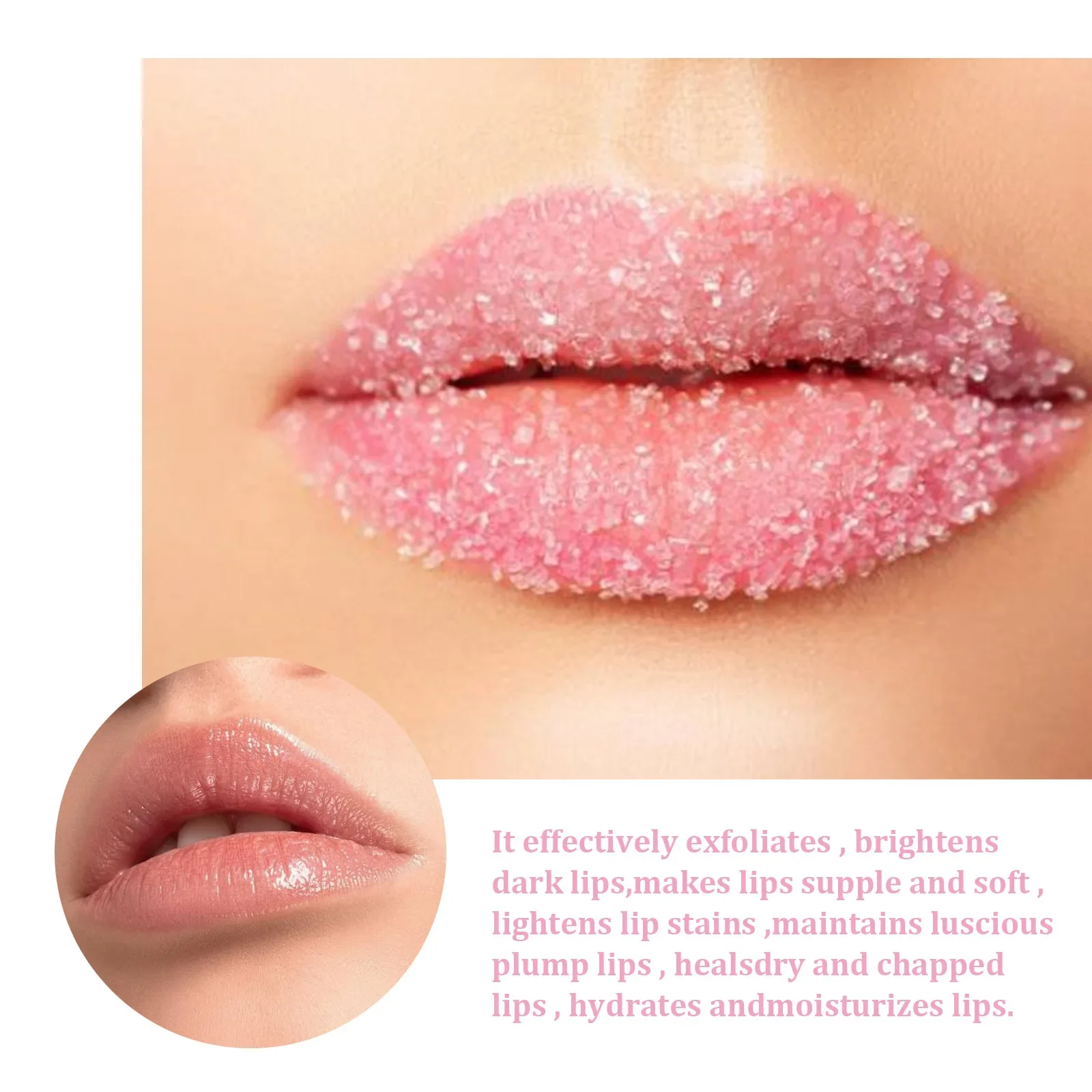 Sugar Lip Scrub Anti Drying Chapped Cracked Moisturizing Nourish Repair Fine Line Remove Dead Skin Peeling Exfoliating Lip Cream