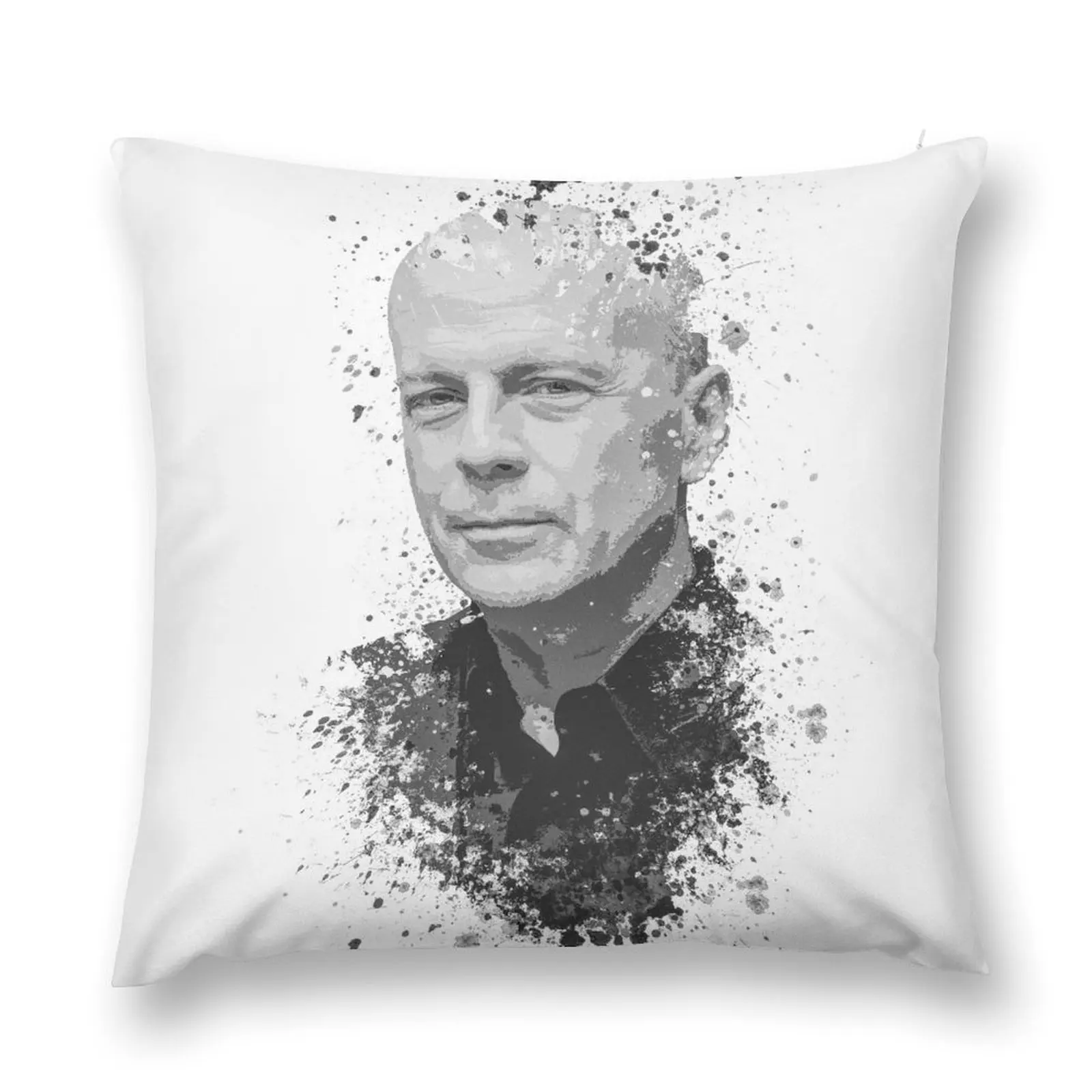 Bruce Willis splatter painting Throw Pillow Cushions For Decorative Sofa Cushions For Children home decor items pillow