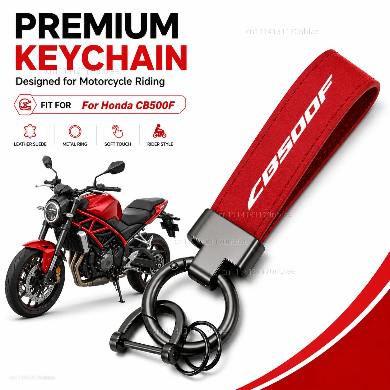 Llavero de cuero de alta calidad para motocicleta Honda CB500F CB 500F CB500 F, accesorios para moto, regalo para motociclistas