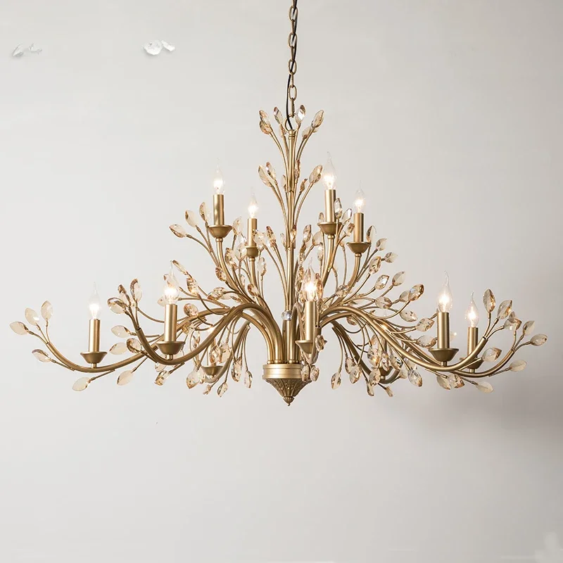 

Chandelier living room dining room light creative personality crystal