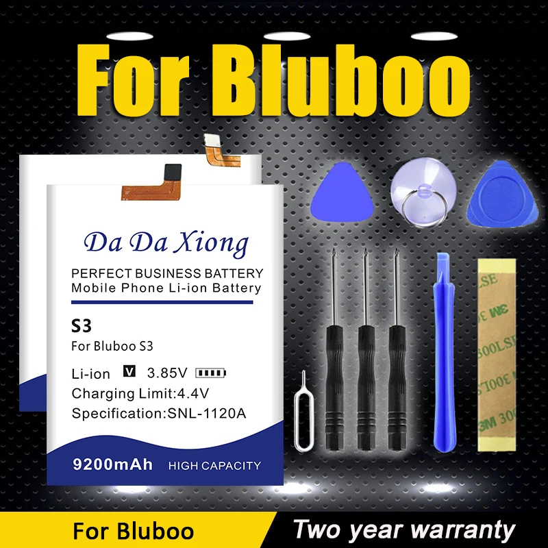 Picasso BlubooS8Plus BlubooS1 BlubooS3  BlubooD2 BlubooS8 Battery For Bluboo Xtouch S1 D2 S3 S8 X500 Picasso Maya Max Plus Lite