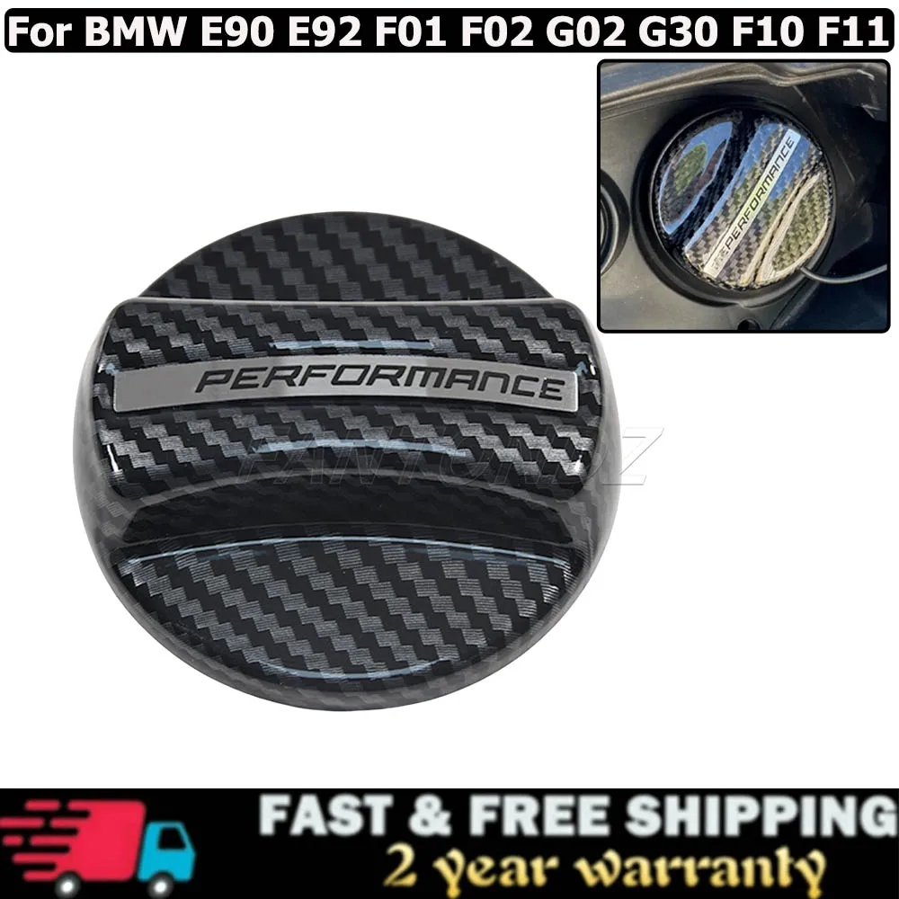 Carbon Fiber Fuel Tank Cap Trim Cover For BMW E90 E92 F01 F02 G02 G30 F10 F11 F12 F16 F20 F21 F30 F31 F32 F34 F36 F80 F82 M3 M4