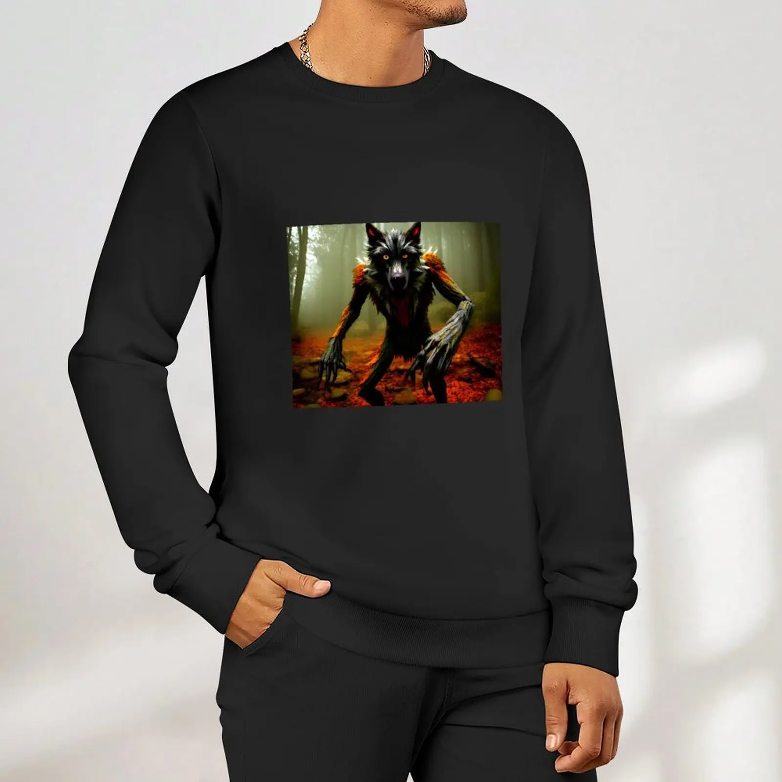 Dogman Trail cam Pullover men's sweat-shirt set graphic t shirts men autumn fashion men hooded sweatshirt