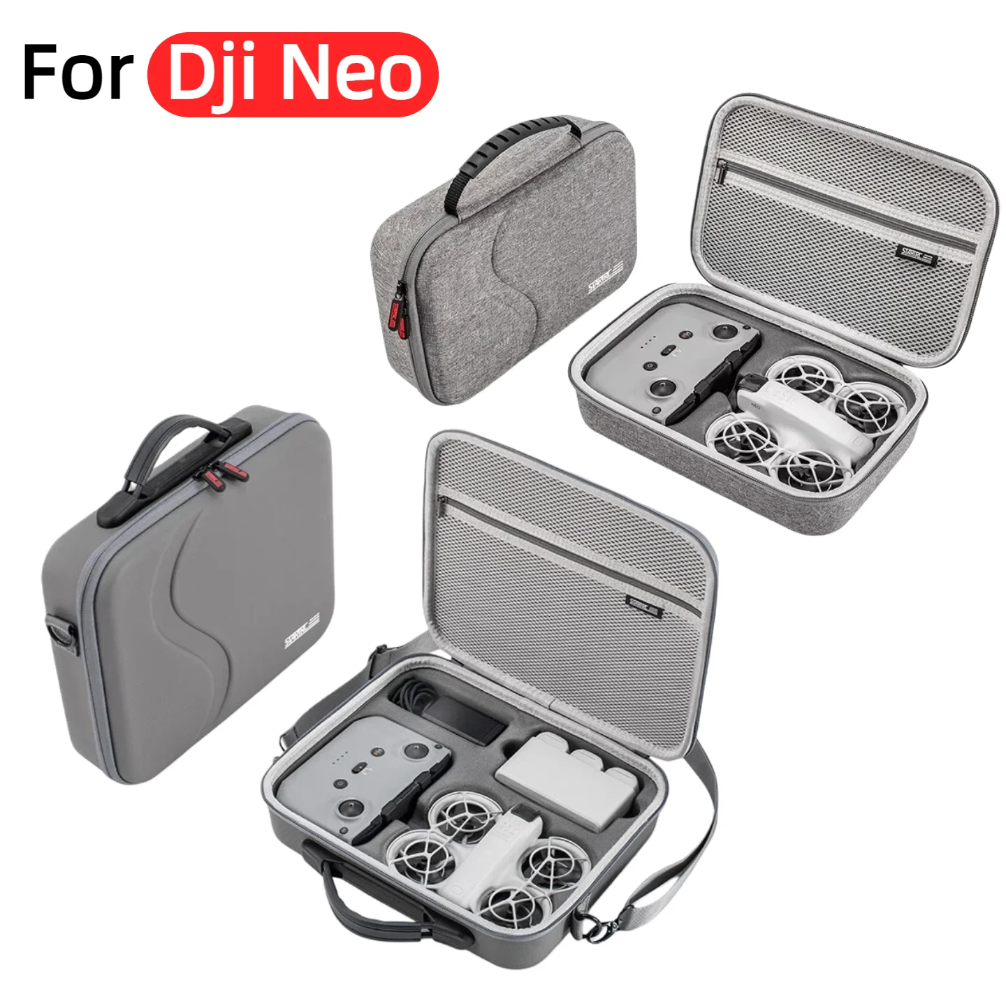 

NEO Drone PU Storage Bag Portable Shoulder Bag Large Capacity Handheld For DJI Neo RC-N3 Organiser Shock Absorbing Preferred Bag