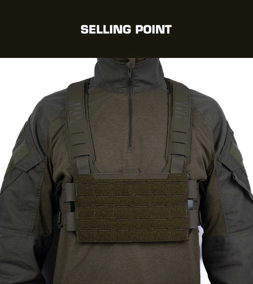Chest rig tactique visuel