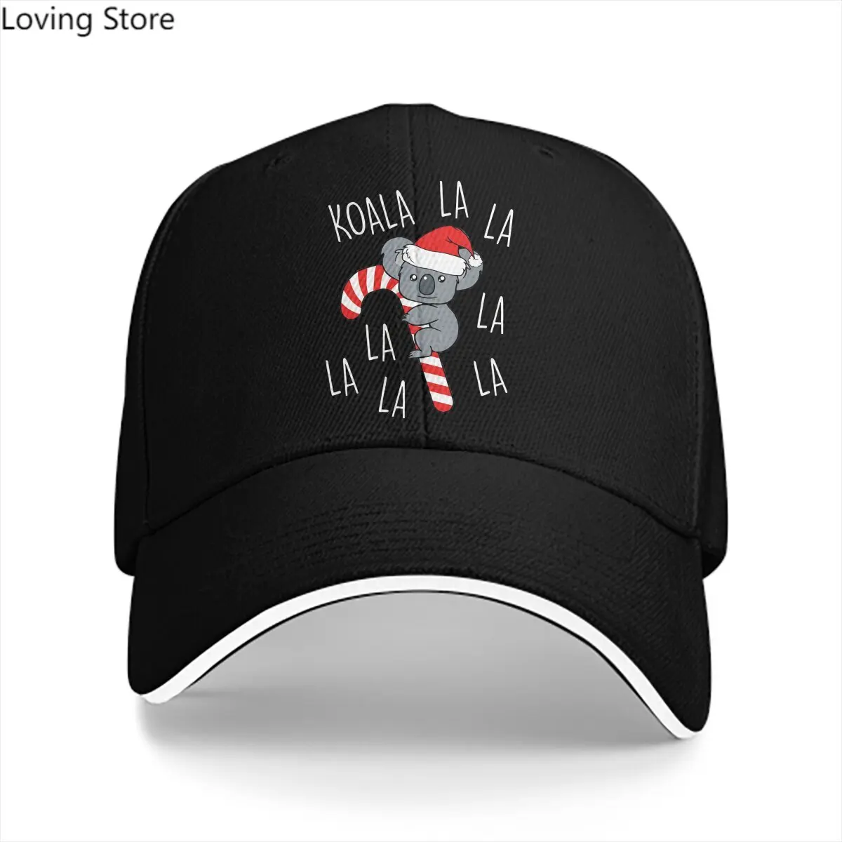 Pure Color Dad Hats La La La Hat Sun Visor Baseball Caps Australian Koala Peaked Cap