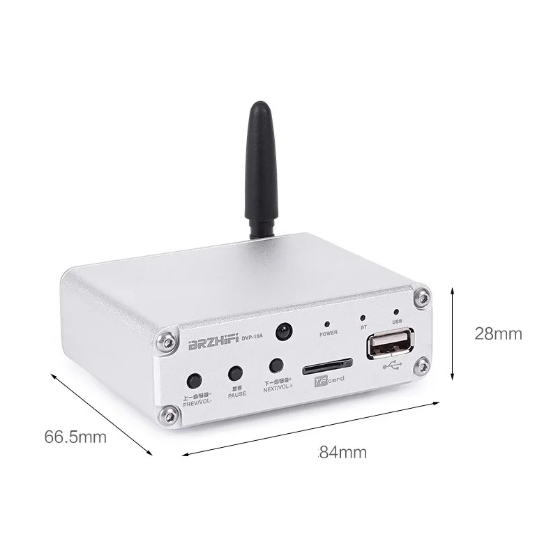 DV10 Bluetooth Hifi 5.0 Audio Receiver Audio USB Flash Disk ES9018 Decoding Lossless Player With Remote Control