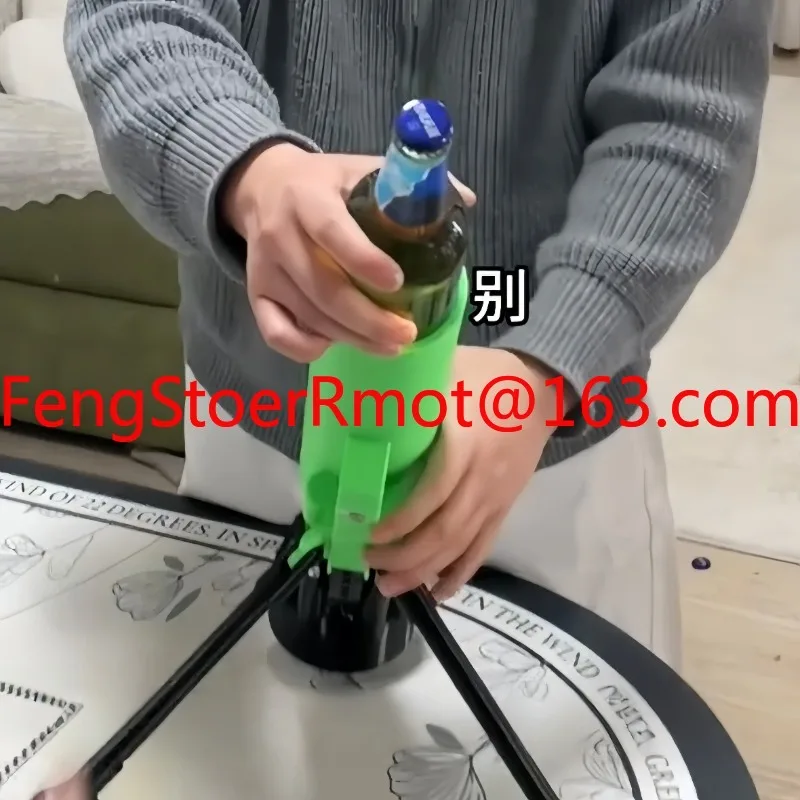 Bottle opener with lid function. Thick and interesting desktop decorations are the ideal gift for men