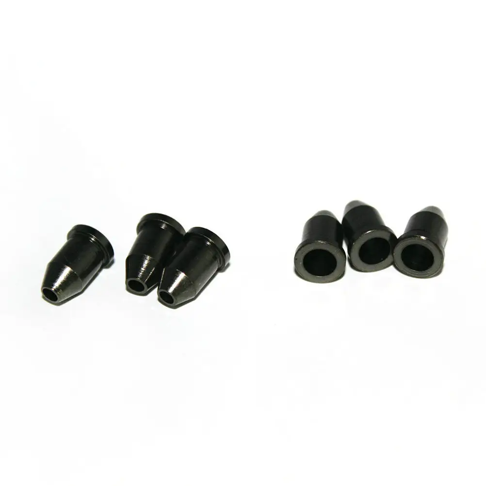 6Pcs Silver Guitar String Cap for Through-Body Build Repair Bullet Strings Mounting Buckle Ferrule Bushing Guitar Accessories