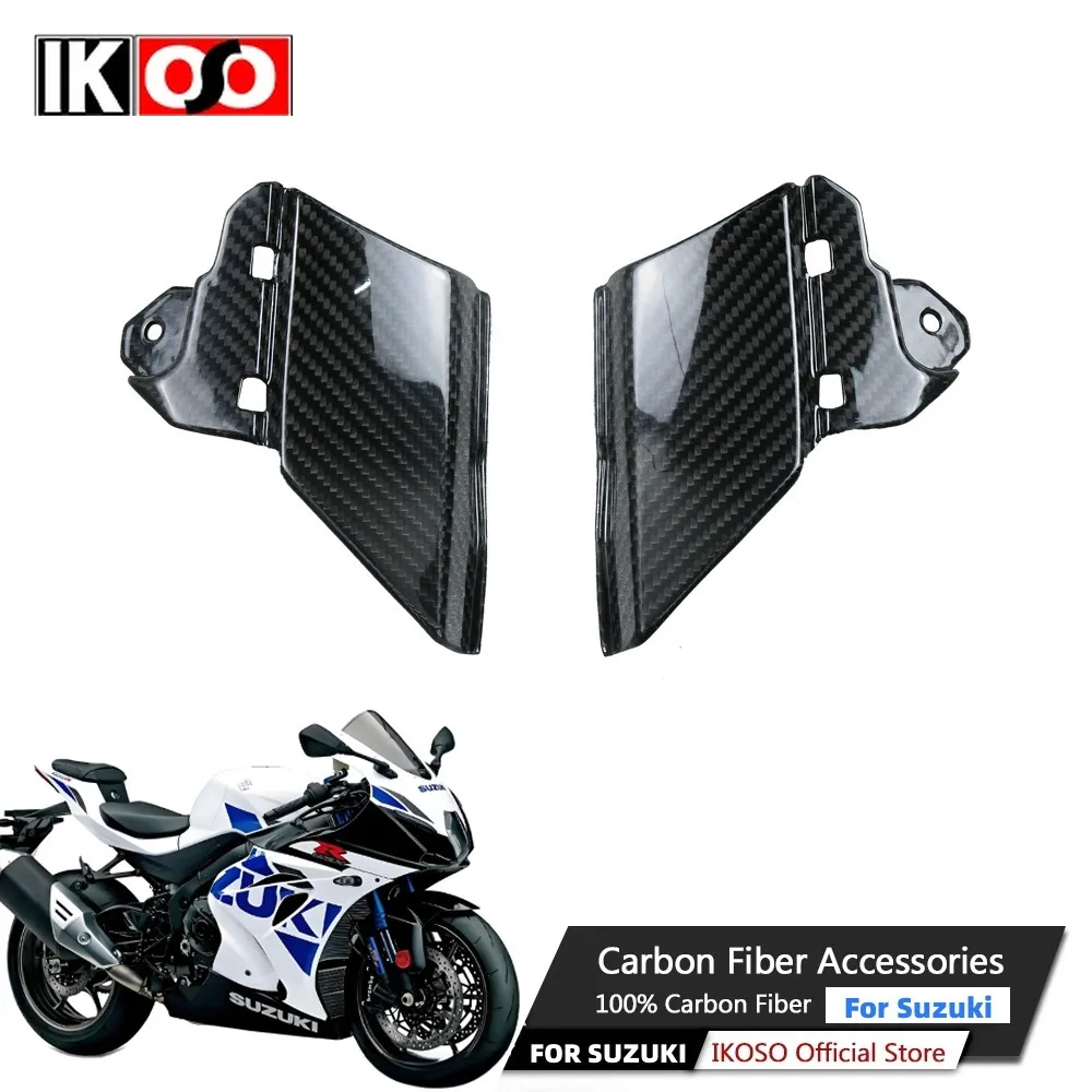 For Suzuki GSX-R1000 2017+/GSX-R1000R 2022+ Motorcycle Accessories Pure 3K Full Dry Carbon fiber seat small side panel fairing