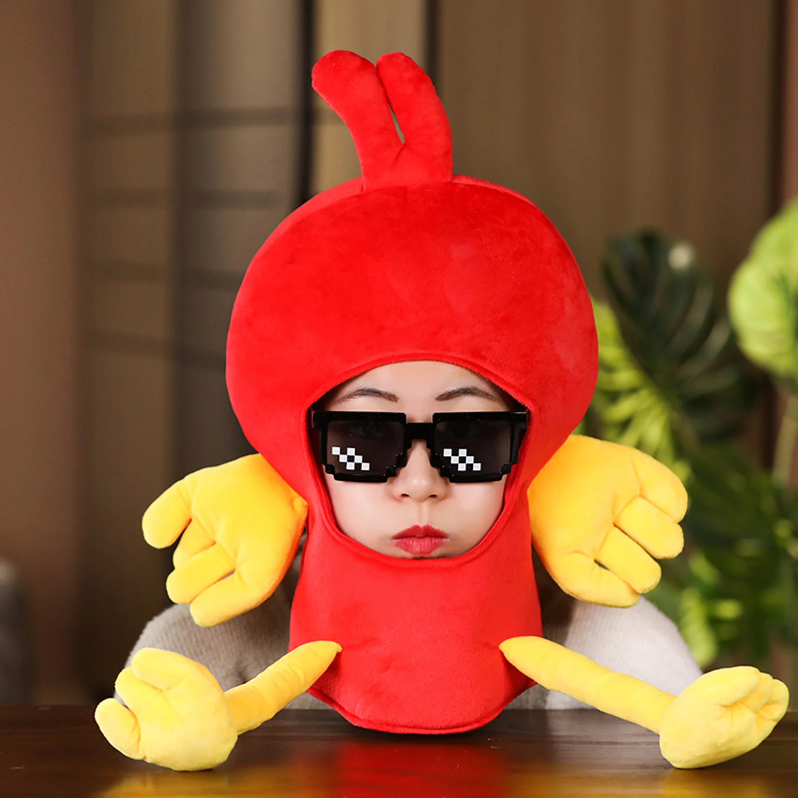 

1Pcs Chicken Hat Made of High-Quality Sponge Material Adorable Funny Design for Photo Booth Selfie Party Birthday Christmas