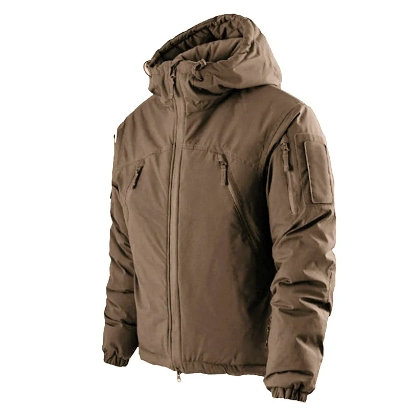 Waterproof Wind Resistant Tactical Jacket, Thickened Cotton Clothes, G Cotton Filled, Winter, 2.0