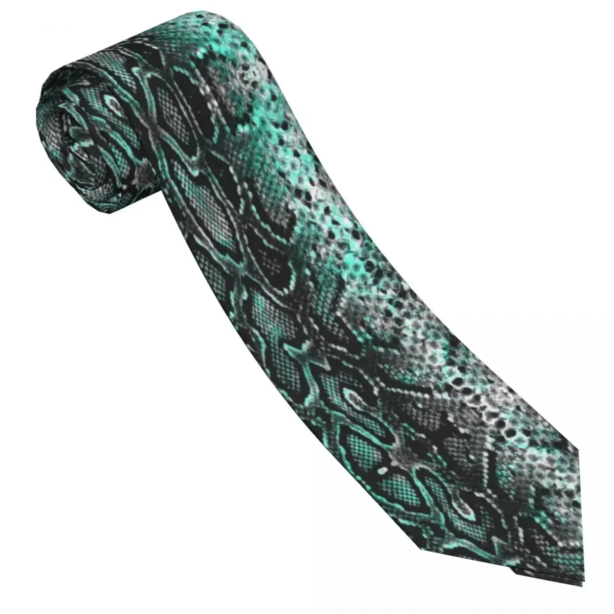 

Tie For Men Formal Skinny Neckties Classic Men's Snake Skin Pattern Wedding Tie Gentleman Narrow