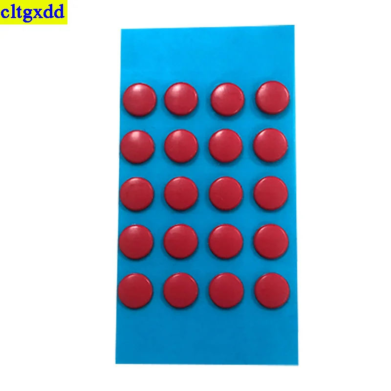 Cltgxdd, 20 шт., 6 мм, 6,5 мм, диаметр 7 мм, маленькая точка, универсальная мышь, противоскользящая скорость, резиновая подставка для ног для киберспорта, сделай сам