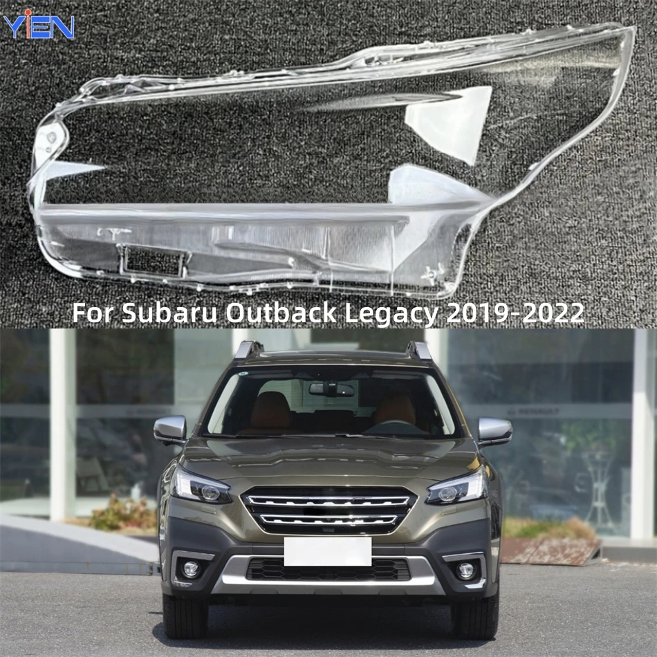 For Subaru Outback Legacy 2019 2020 2021 2022 Car Interior Replacement Parts Lampshades Lamp Shell Headlight Lights Glass