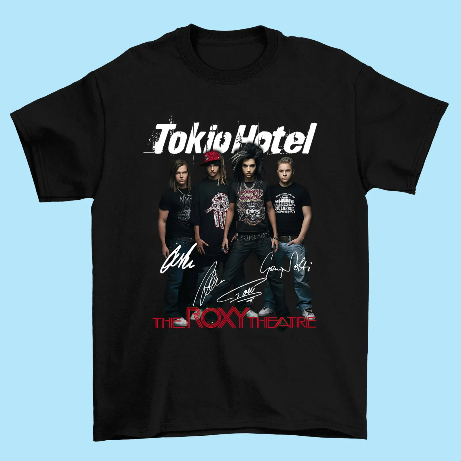 Hot Tokio Hotel Concert Signature Tshirt Black s-4XL cg477