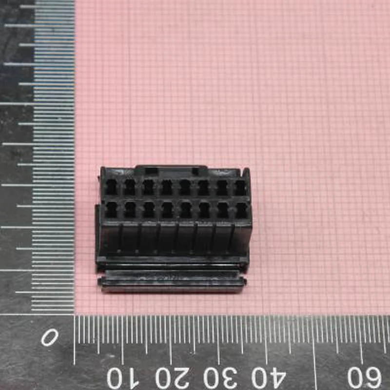 5PCS Original Connector 174147-2 16P black rubber shell For Car Smart Electronic Devices Automobile