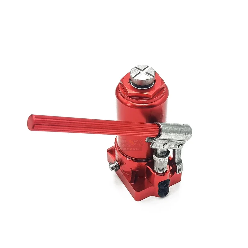 JDM 163 1/10 Metal Hydraulic Lifting Jack Model For RC Car Electric Lesu Tamiya KABOLITE Rc Truck Trailer Tipper