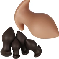Huge Soft Silicone Anal Plug Super Big Butt Plug Anchor Base Training Expander Dilator Massager Adult Sex Toys for Women Men Gay