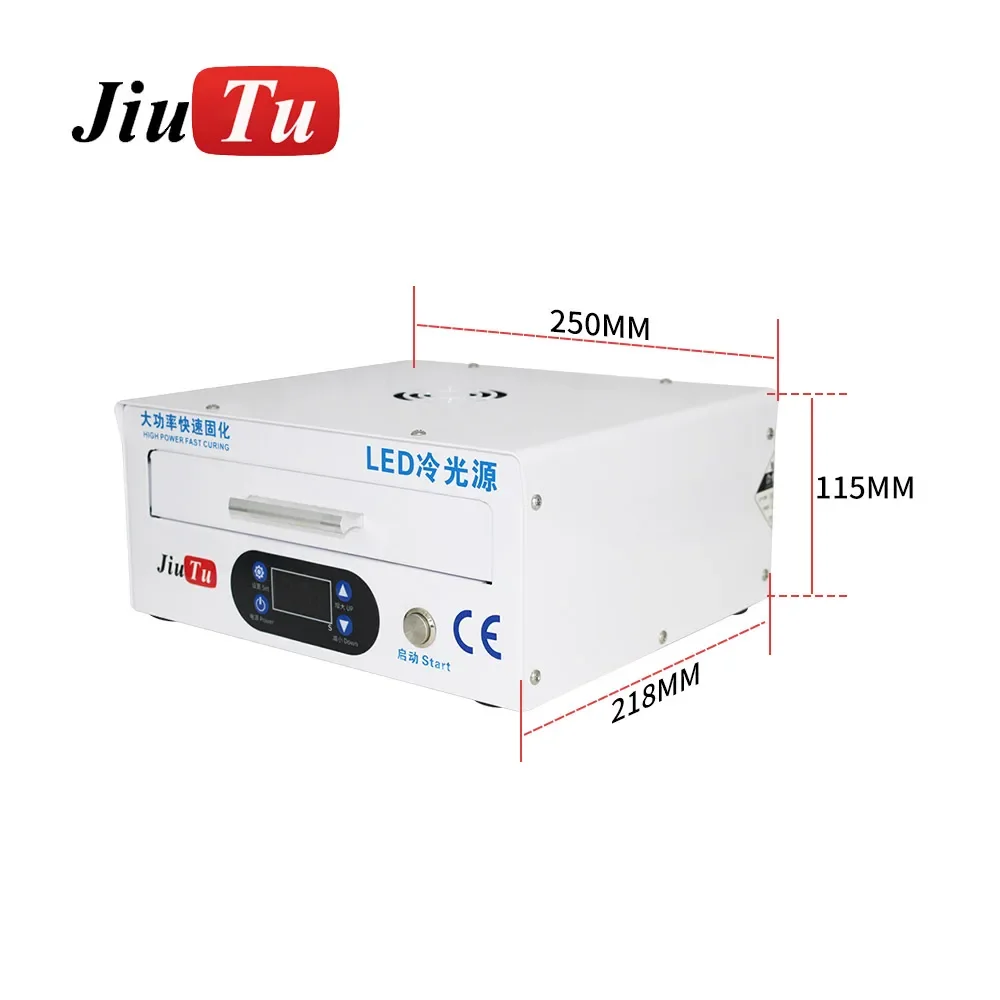 JiuTu 110V 220V 48pcs Lamp Beads UV Light Curing Box For Mobile Phone Film Curing UV Lamp Box