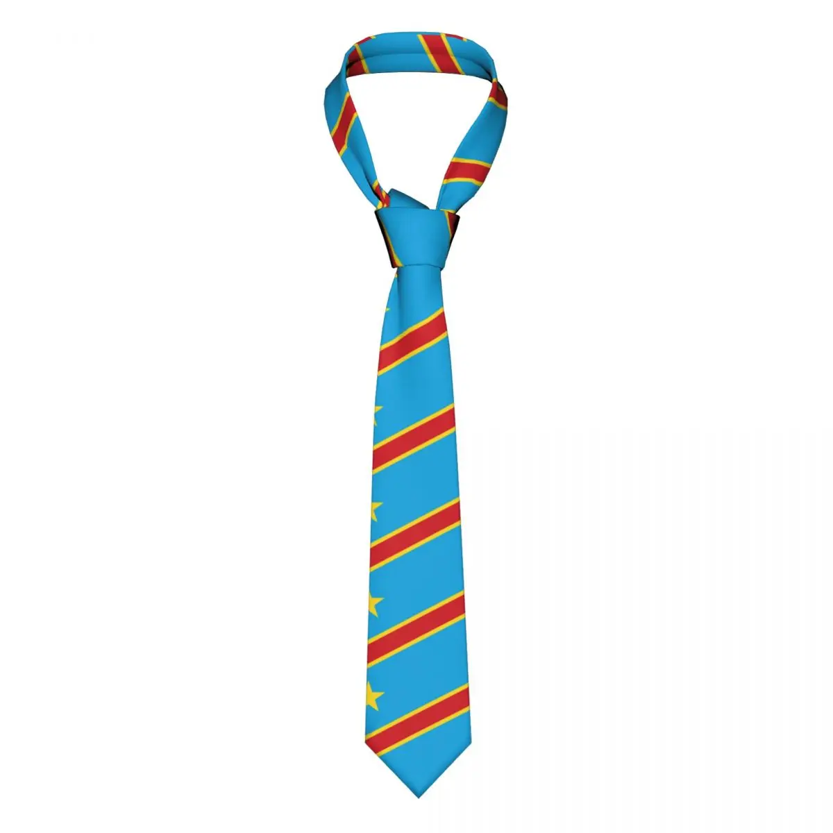 

Congo Flag Tie For Men Women Necktie Tie Clothing Accessories