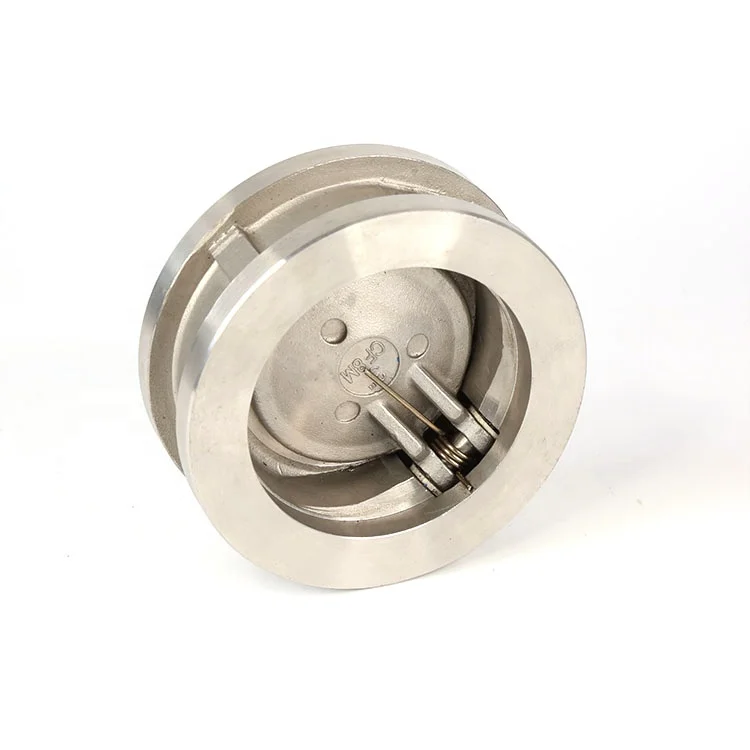 Short Pattern Stainless Steel Single Swing Disc Wafer Check Valve for Oil